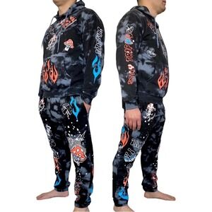 EIGHTY EIGHT MUSHROOMS NICE TRIP SWEATPANTS HOODIE SET MEN’S SIZE XL NEW TAGS